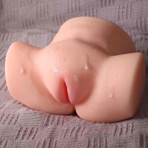 08 (9) SA12 Realistic Plump Buttocks Male Masturbator – Life-Like Big Ass with Dual Holes